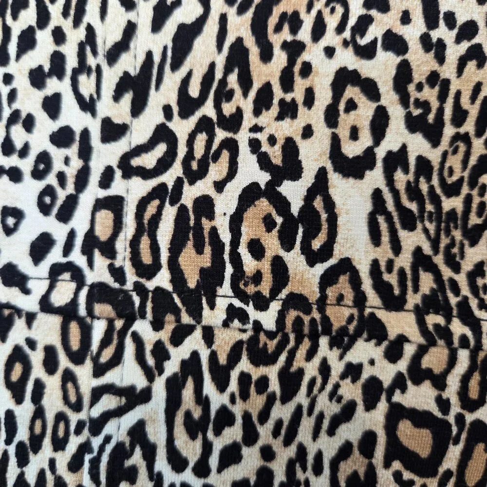 Chico's Leopard Print Blazer Size 2 / L / 14 - NWOT - Picture 6 of 8